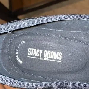 Stacy Adams | Shoes | Stacy Adams Loafers All Black Plaid 